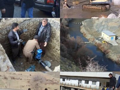 اصلاح و رسوب زدایی بیش از هفت کیلومتر شبکه و خطوط انتقال آب و فاضلاب کلاترزان سنندج