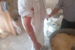 رهایی دست کارگر نانوایی از دستگاه خمیرگیر در سنندج