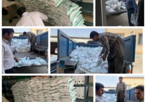 اهدای یک تُن برنج از سوی یکی خیرین ارجمند شمال کشور به ایتام و محسنین دیواندره ای