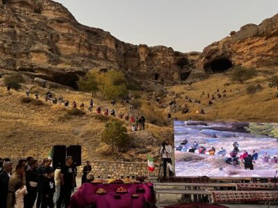جشن مهرگان در معبد کهن کرفتو؛ مطالبه ثبت جهانی مهم‌ترین غار باستانی کردستان