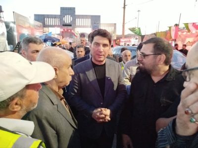 بازدید استاندار کردستان از مرز باشماق و موکب‌های مستقر در مرز؛ تأکید بر ارتقای خدمات‌رسانی به زائران اربعین